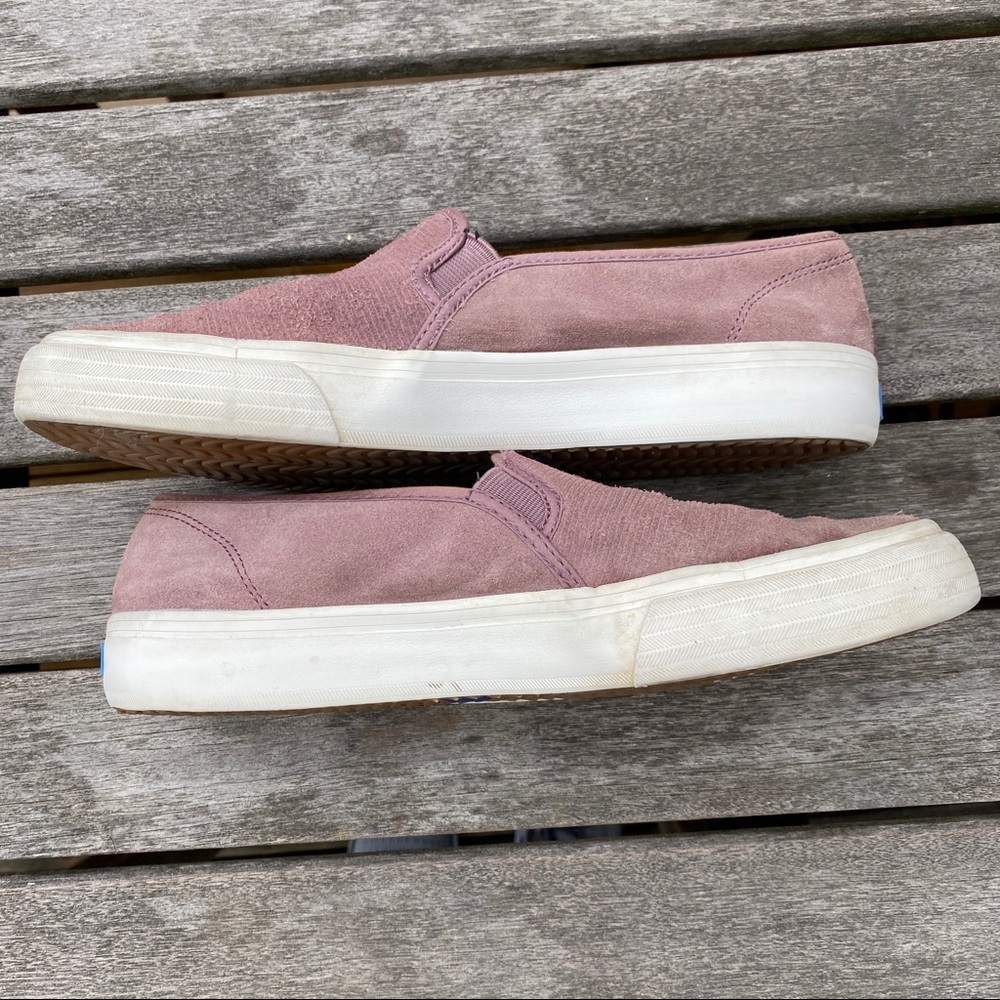 Keds Double Decker Suede Slip-On Style WH61079 Fashion Sneakers Size 9 - Picture 4 of 12